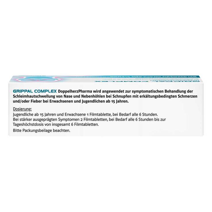 GRIPPAL COMPLEX DoppelherzPharma Filmtabletten - 2
