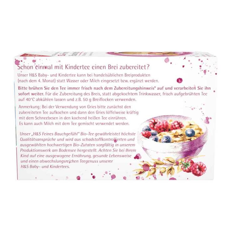 H&S Bio Baby- und Kindertee Feines Bauchgefühl Fbeutel - 2