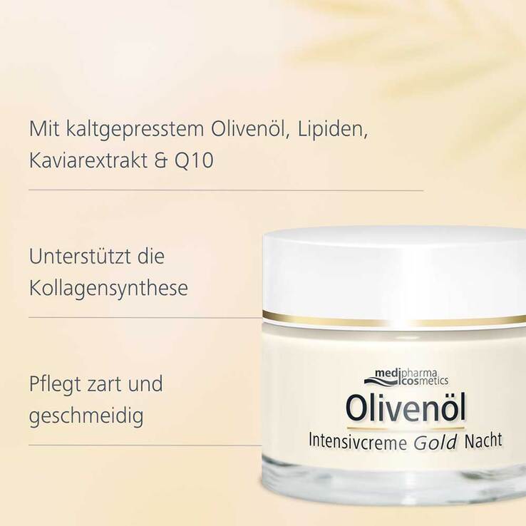 Olivenöl Intensivcreme Gold Zell-Aktiv Nachtcreme - 4
