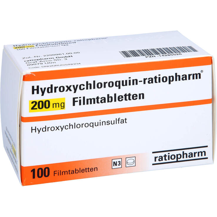 Hydroxychloroquin-ratiopharm 200 mg Filmtabletten - 1