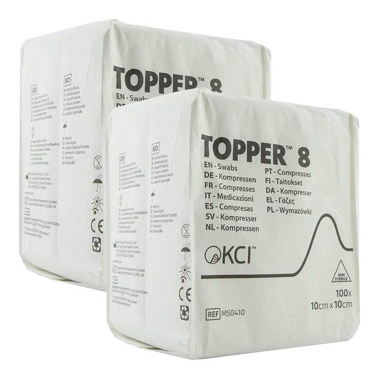 Topper 8 Kompresse 10x10 cm unsteril 200 St