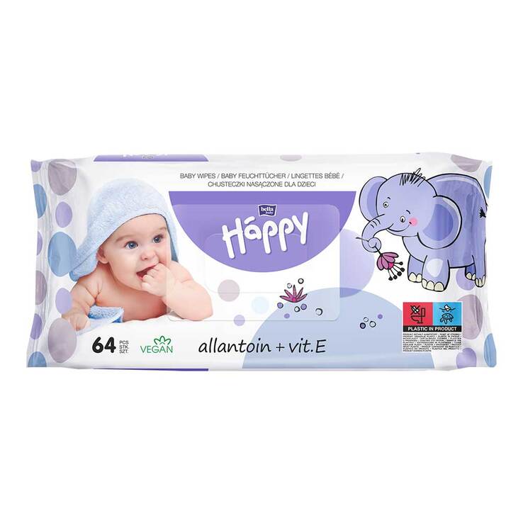 Bella Happy Feuchttücher Allantonin & Vitamin E Inhalt: 64 St