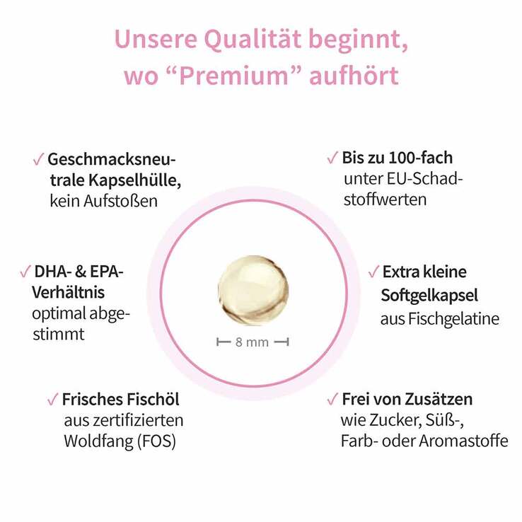 White Omega Pearlz Omega-3-Fettsäuren Weichkapseln - 2
