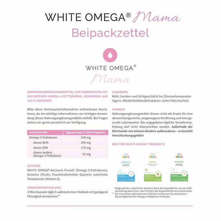 White Omega Pearlz Omega-3-Fettsäuren Weichkapseln - 4