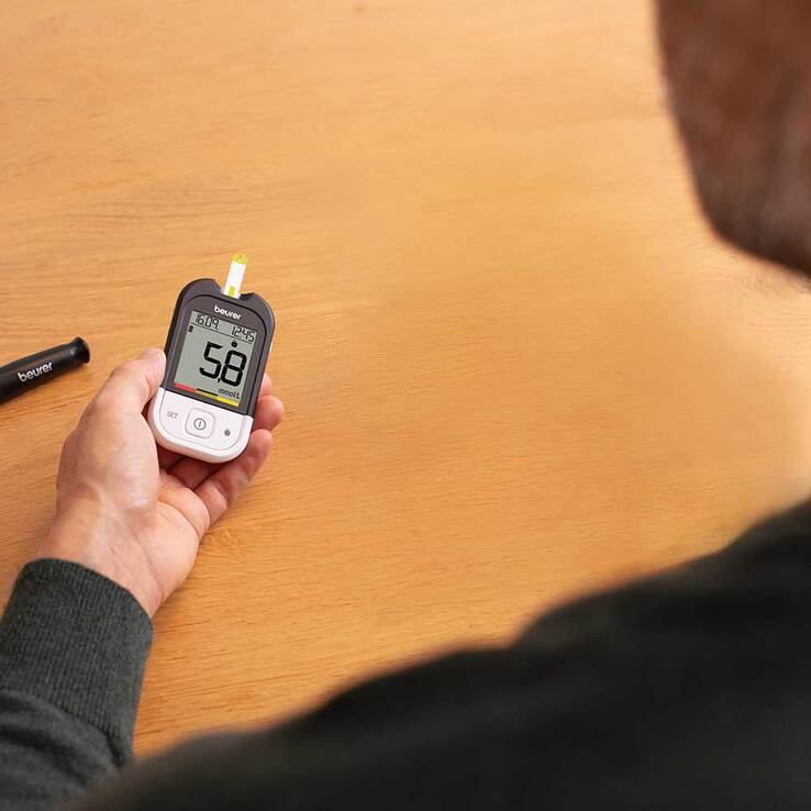 Beurer GL48 Blutzuckermessgerät mmol / l - 6