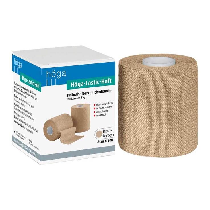 Höga-Lastic-haft Binde 8 cmx5 m hautfarben 1 St bei APONEO kaufen