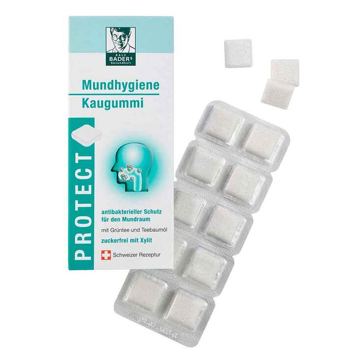 Baders Protect GUM Mundhygiene Kaugummi Inhalt: 37.5 g
