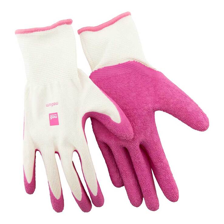 Medi Textilhandschuhe mit Latex medium 2 St