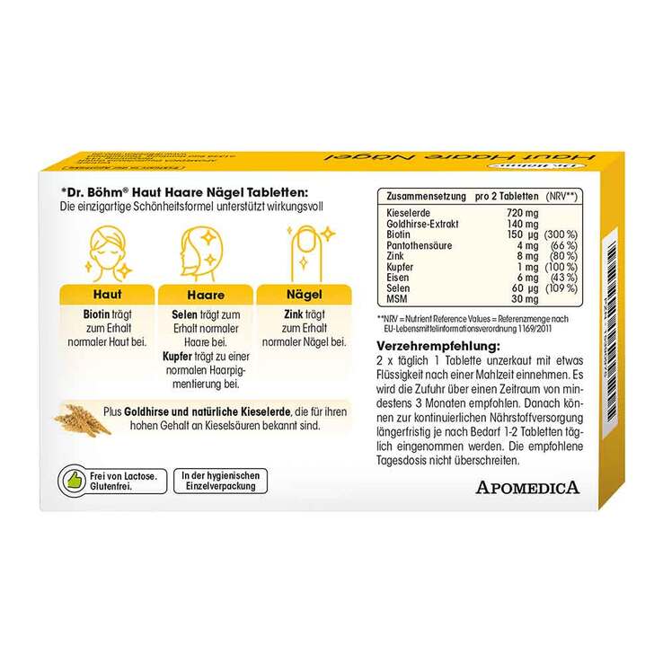 Dr. Böhm Haut Haare Nägel Tabletten - 2