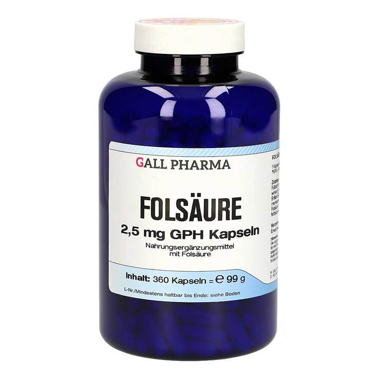 Folsäure 2,5 mg GPH Kapseln - 1