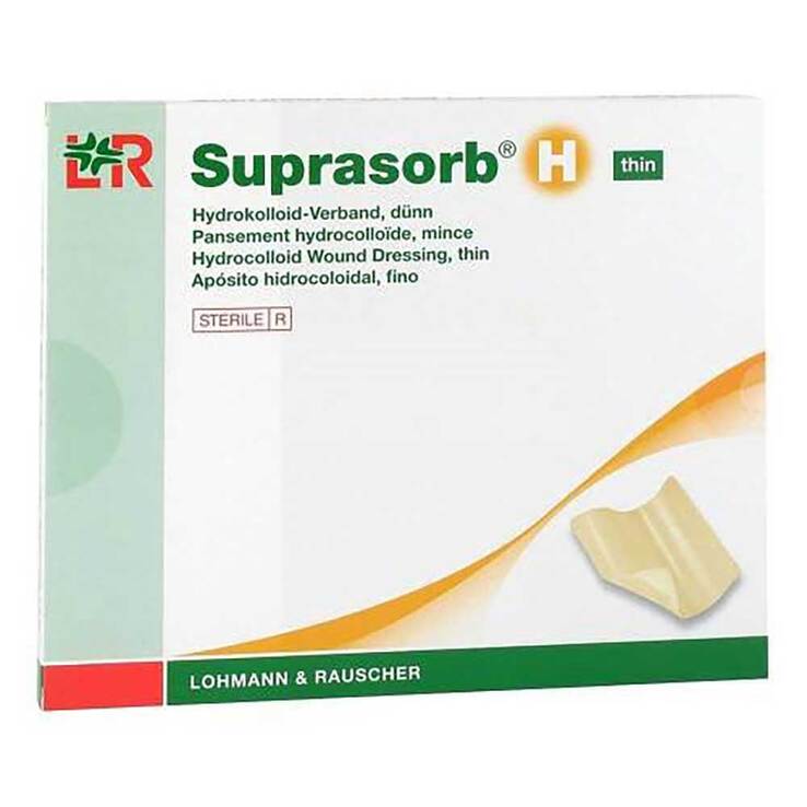 Suprasorb H Hydrokolloidverband dünn 5x5 cm 10 St