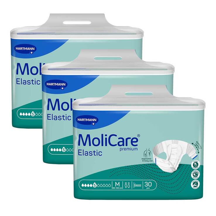 Molicare Premium Elastic Slip 5 Tropfen Größe M - 1