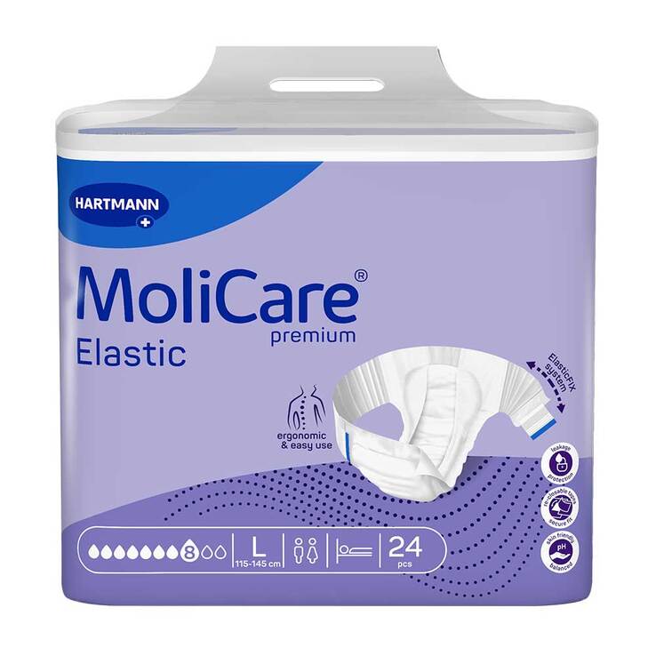 Molicare Premium Elastic Slip 8 Tropfen Größe L - 1