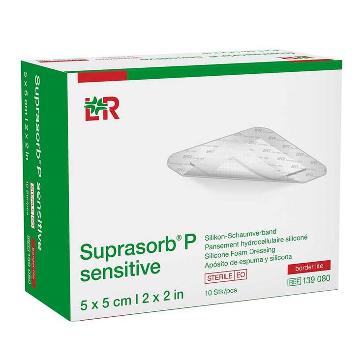 Suprasorb P sensitive PU-Schaumv.bor.lite 5x5cm - 1