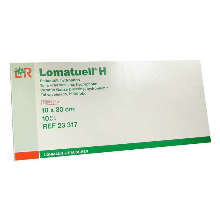 Lomatuell H Salbentüll 10x30 cm steril - 1