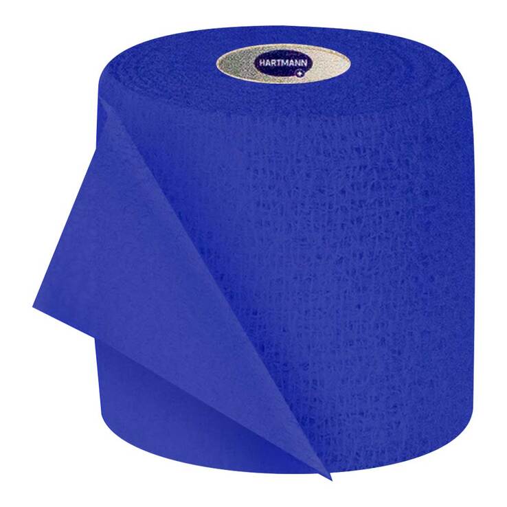 Peha-Haft Color Fixierbinde 4 cmx4 m blau - 1