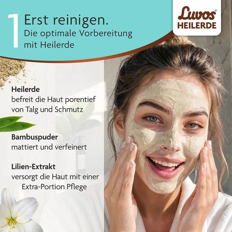 Luvos Heilerde Hydro Booster & Clean Maske 2 + 7,5ml - 5