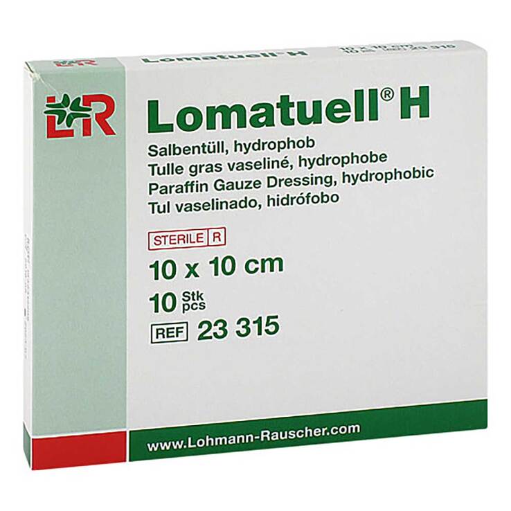 Lomatuell H Salbentüll 10x10 cm steril - 1