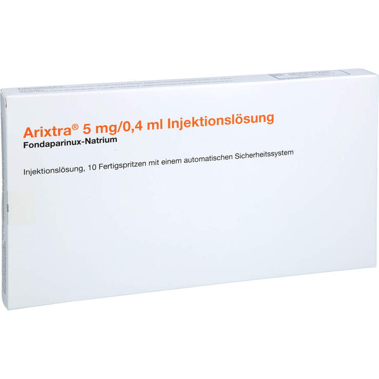 Arixtra 5 mg / 0,4 ml Injektionslösung in einer Fertigspritze - 1