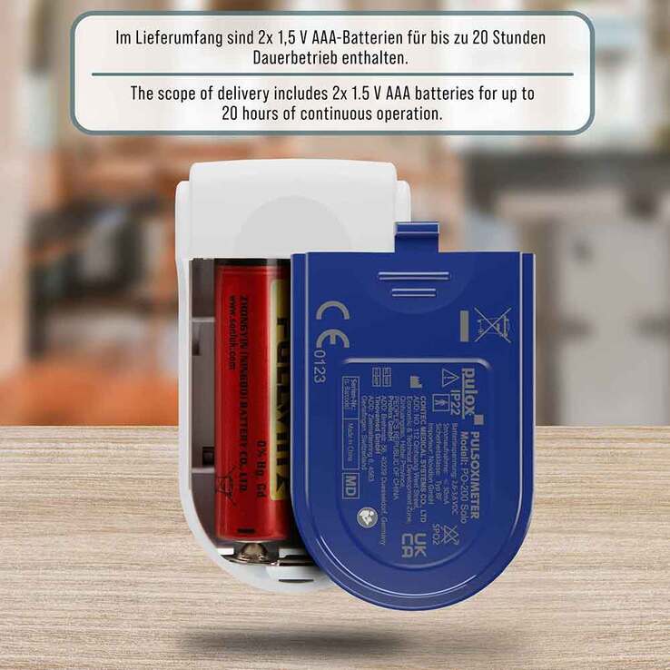 Pulox PO-200 Solo Pulsoximeter blau - 4