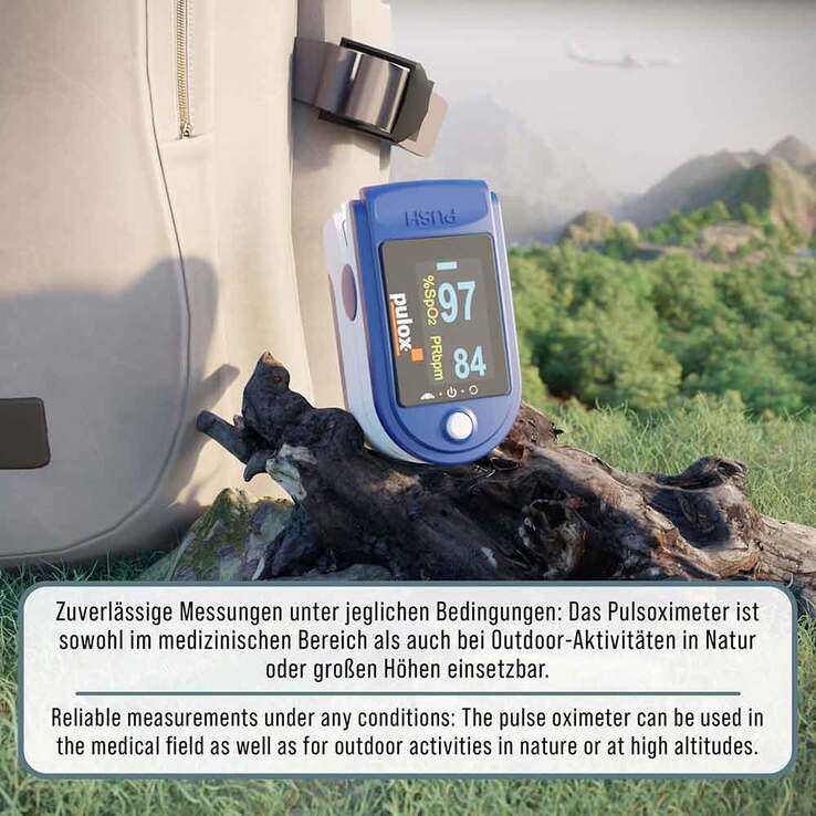 Pulox PO-200 Solo Pulsoximeter blau - 6