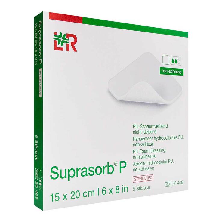 Suprasorb P PU-Schaumv.nicht klebend 15x20 cm 5 St