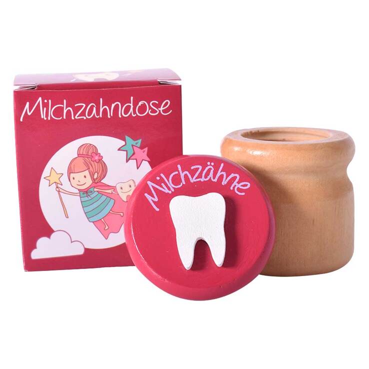 Redecker Milchzahndose - Holz Dose Für Milchzähne Mit Drehverschluss
