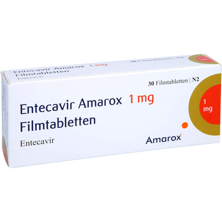 Entecavir Amarox 1 mg Filmtabletten - 1