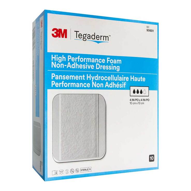 Tegaderm Foam n.klebend 10x10 cm 90601 10 St