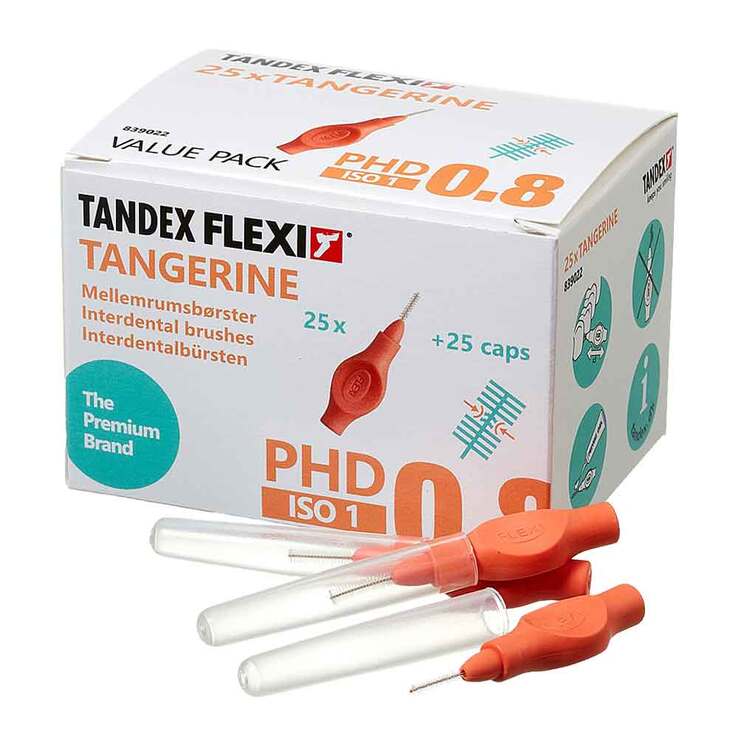 Tandex Flexi Interdentalbürste tangerine orange PHD0.8 / ISO1 - 1