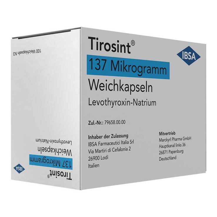 Tirosint 137 Mikrogramm Weichkapseln - 1