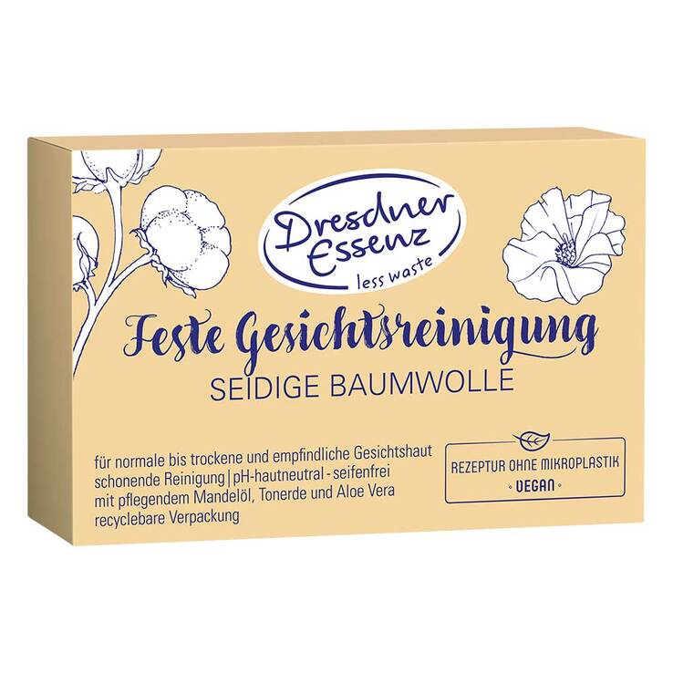 DE Feste Gesichtsreinigung seidige Baumwolle - 1