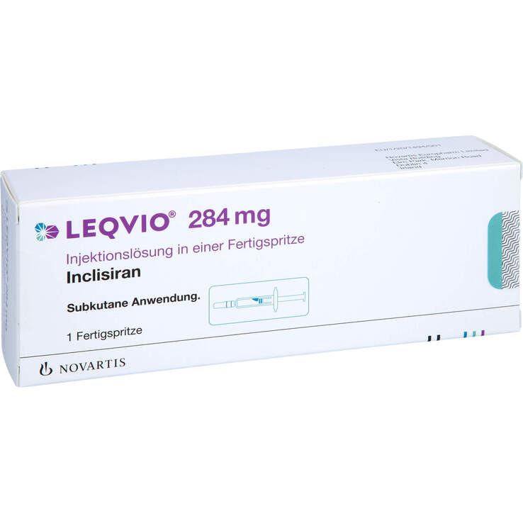 Leqvio 284 mg Injektionslösung in einer Fertigspritze - 1
