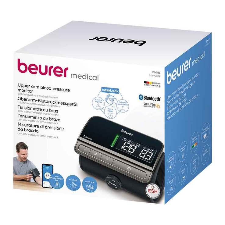 Beurer BM81 Oberarm Blutdruckmessgerät Easylock BT - 1