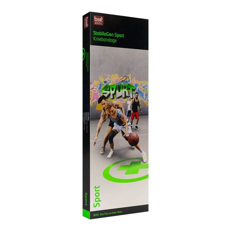 Bort Stabilogen Sport Kniebandage Größe 6 + schw / grün - 1