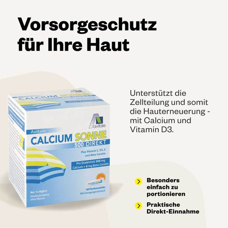 Calcium Sonne 500 Direkt Portionssticks - 2