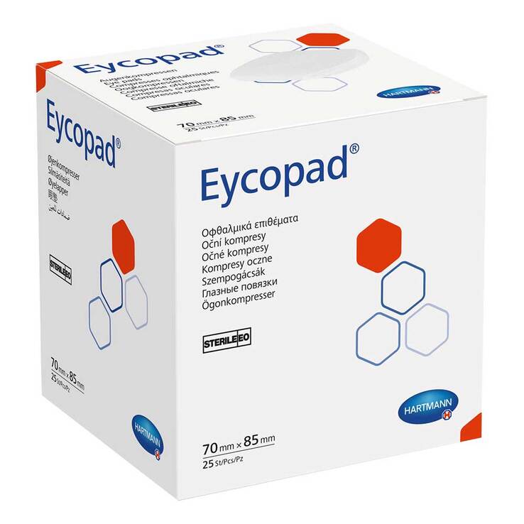 Eycopad Augenkompressen 70x85 mm steril 25 St