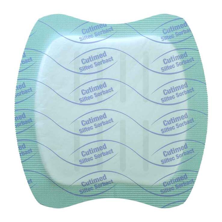 Cutimed Siltec Sorbact PU-Verband 7,5x7,5 cm - 2