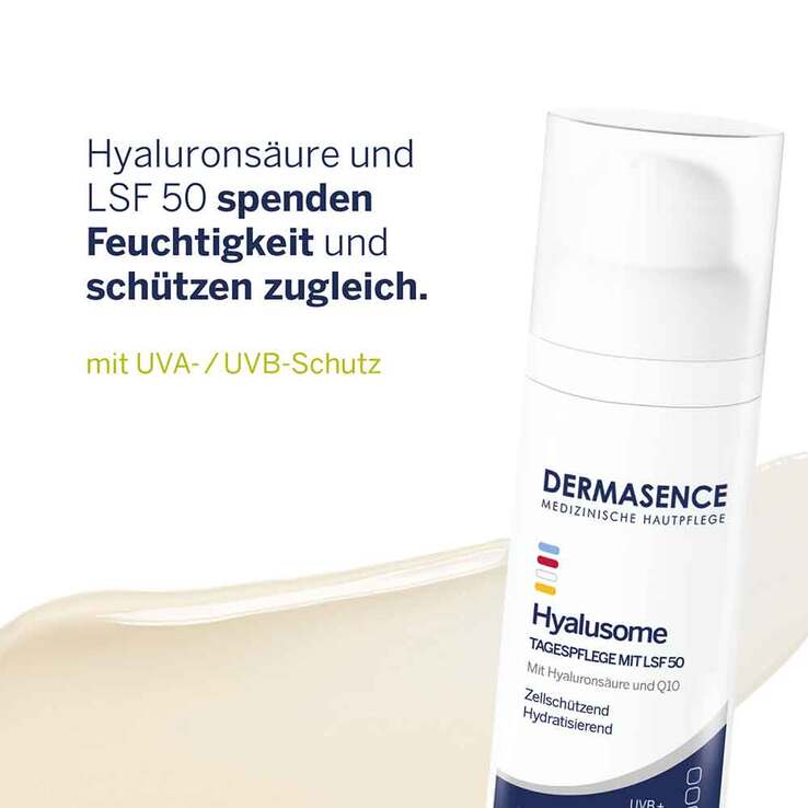 Dermasence Hyalusome Tagespflege mit LSF 50 - 5