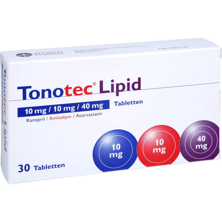 Tonotec Lipid 10 mg / 10 mg / 40 mg Tabletten - 1