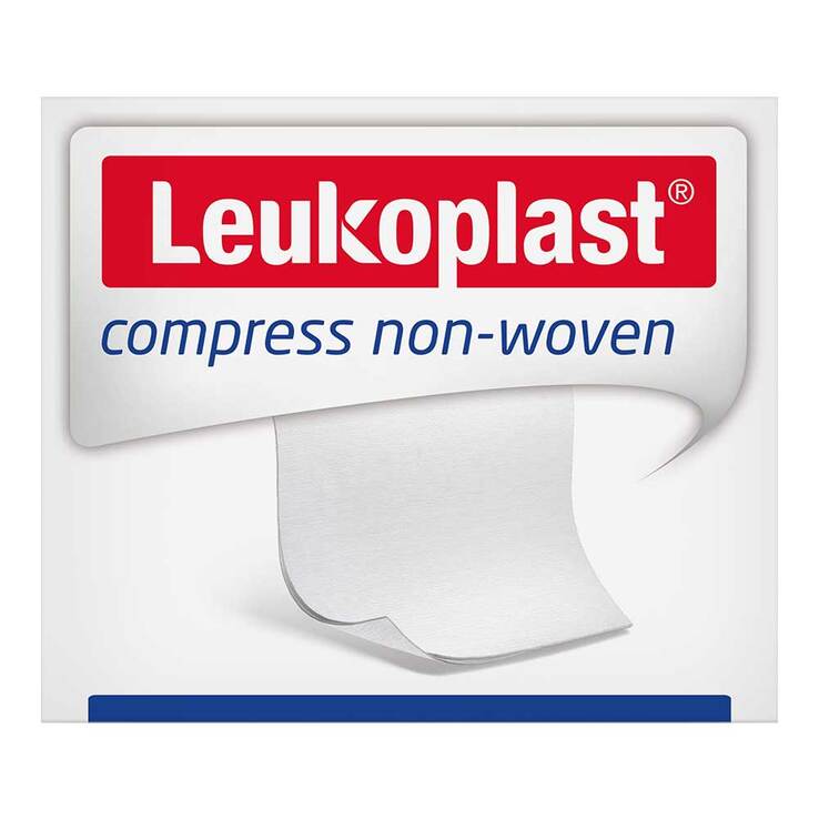 Leukoplast compress non-woven 10x10cm ste.4f - 1