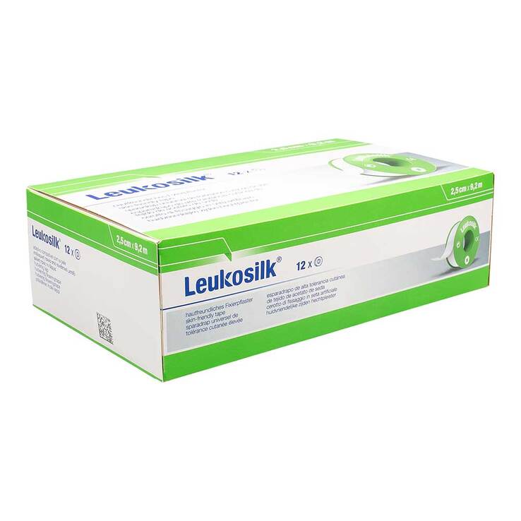 Leukosilk 2,5 cmx9,2 m 12 St
