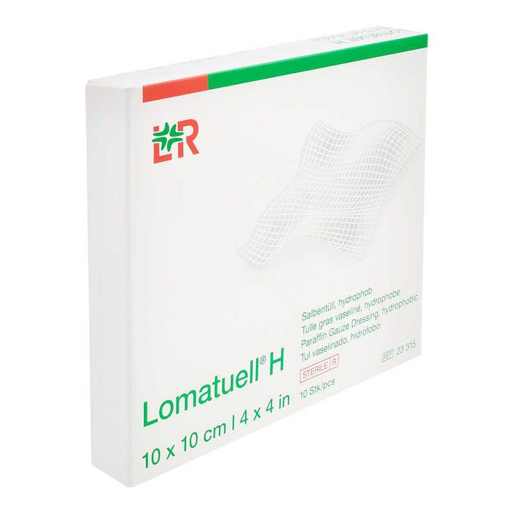 Lomatuell H Salbentüll 10x10 cm steril - 1