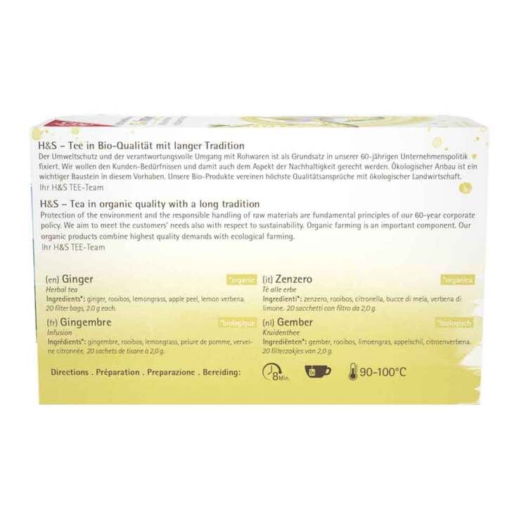H&S Bio Ingwer Filterbeutel - 2