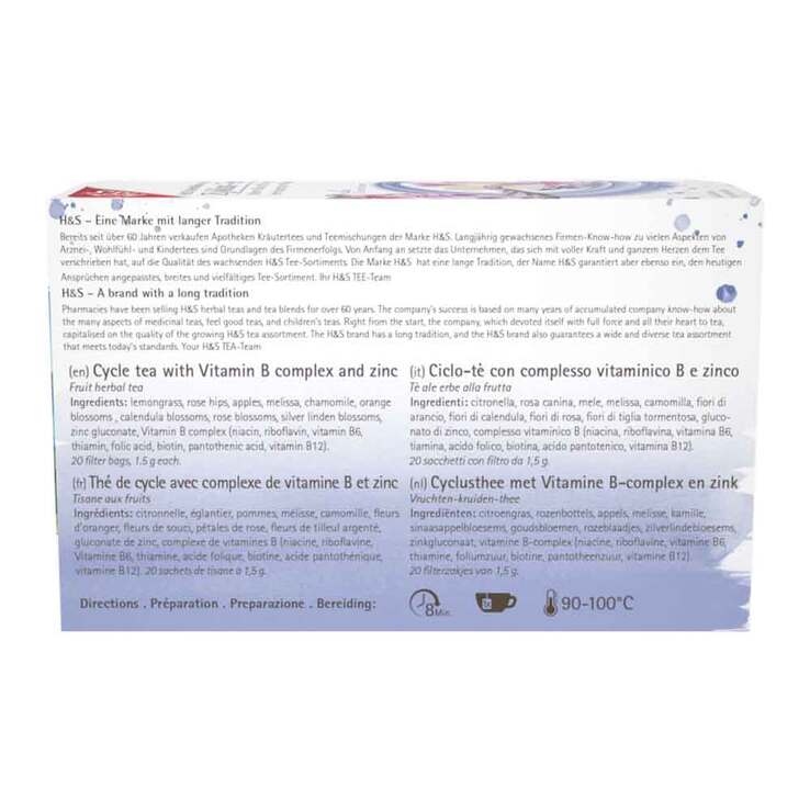 H&S Zyklus-Tee mit Zink und Vitaminen Filterbeutel - 2