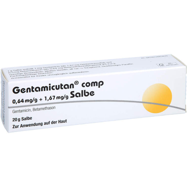 Gentamicutan comp 0,64 mg / g + 1,67 mg / g Salbe - 1