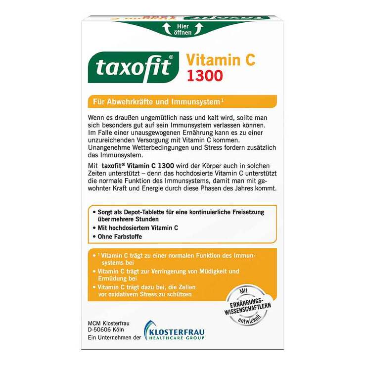 Taxofit Vitamin C 1300 Tabletten - 8