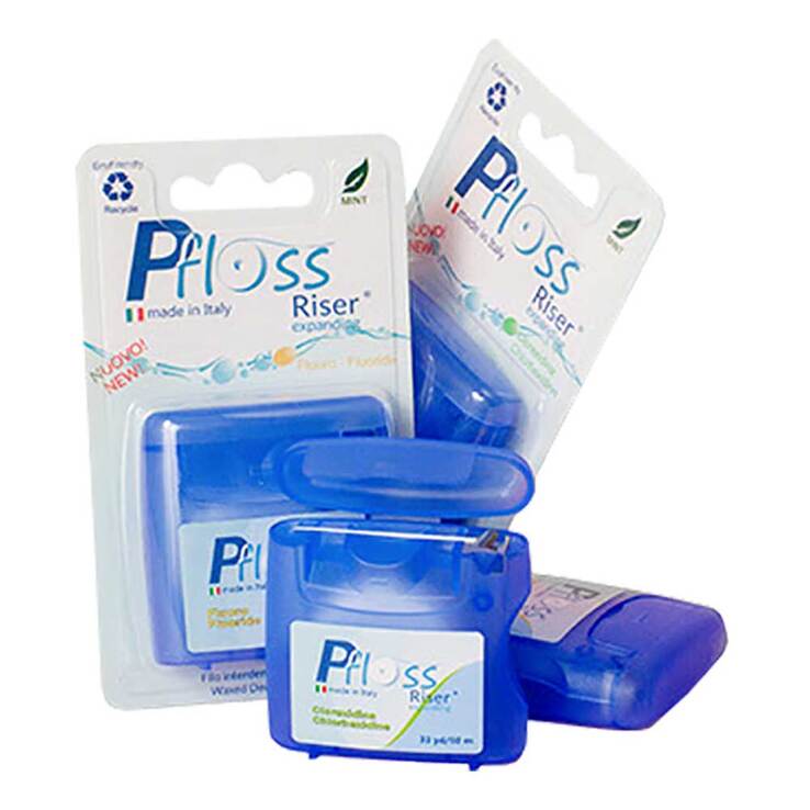 P-Floss Riser-Floss mint mit Fluorid Inhalt: 30 m