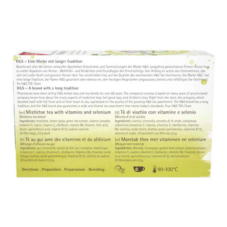 H&S Misteltee mit Selen und Vitaminen Filterbeutel - 2