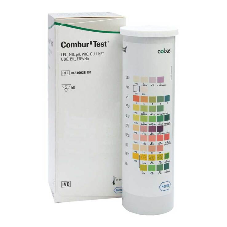 Combur 9 Test Teststreifen 50 St